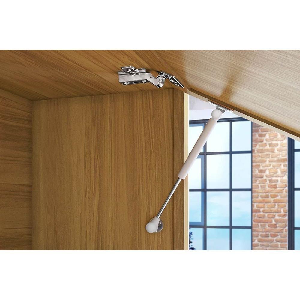 Armário Aéreo Cozinha Modulado  Imperatriz c/ 2 Portas Freijo/Off White - Nesher - 3