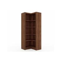 Armário De Escritório Me4132 C/ 4 Prateleiras Nogal - Tecno Mobili - 1