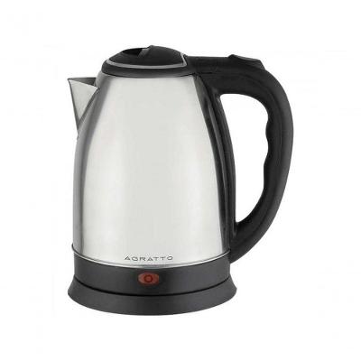 Chaleira Elétrica Agratto Ce02 Prata Em Aço Inox 220v
