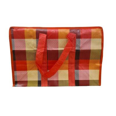 Bolsa Mala Sacola Feira Viagem Armazenamento Multiuso Dobrável Em Lona Impermeável Com Ziper Modelo:2