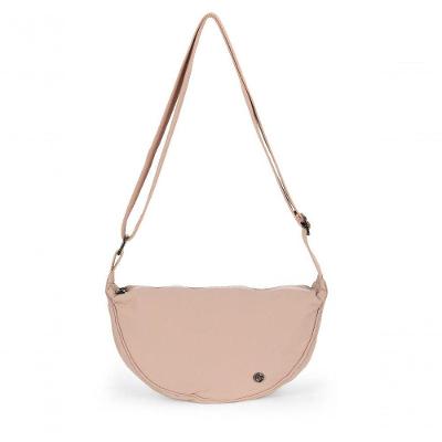 Bolsa Meia Lua Transversal Náilon Up4you Rosa