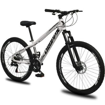Bicicleta Aro 26 Dropp Freeride Alumínio 21 Marchas Freios A Disco Supensão - Branco Branco
