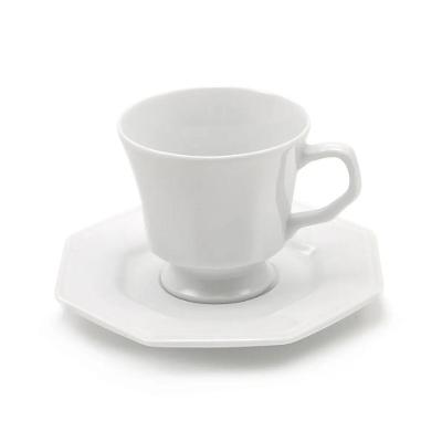 Xicara Chá Com Pires 200ml Prisma Porcelana Schmidt