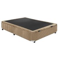 Cama Box Baú Casal: Colchão Espuma Paropas D33 Pasquale + Base CRC Suede Clean(138x188) - 6