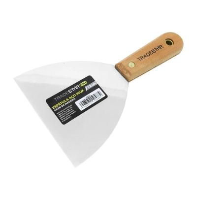 Espátula 12 Cm Inox Cabo Madeira Tradestar