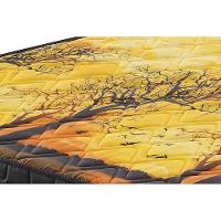 Cama Box Baú Casal: Colchão Espuma Anjos D28 / Ag65 Pantanal + Base Crc Suede Black(138X188) - 2