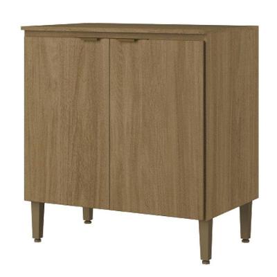 Balcão 80 Cm 2 Portas Com Tampo Magnólia Naturale - Thb