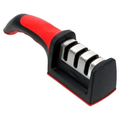 Afiador Amolador Afiação De Facas Da Acabamento Chairas 3 Fases Estágios