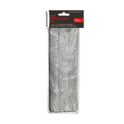 Refil De Microfibra Premium Para Mop - Limpeza Profunda E Eficiente 32,5 X 12,5 Cm