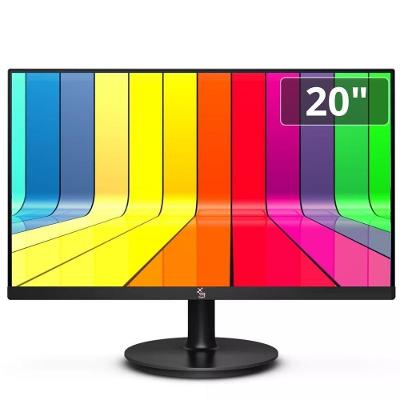 Monitor 20 LED Widescreen 75Hz 2ms HD+ 1600x900 HDMI VGA VESA Ajuste de inclinação 3green M200WHD