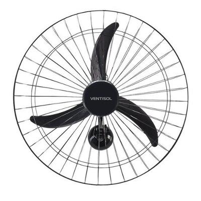 Ventilador de Parede Ventisol 150W 60cm Preto New Premium 110V