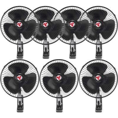 Kit 7 Mini Ventilador Veicular Carro Caminhão ônibus De 20cm
