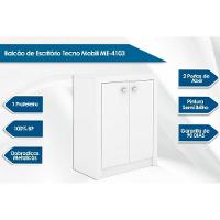 Balcão de Escritório ME4103 c/ 2 Portas Rústico - Tecno Mobili - 3