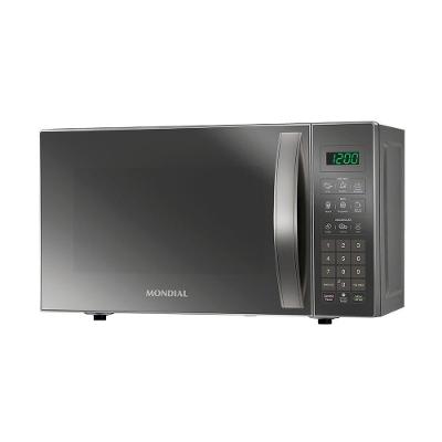 Micro-ondas Mondial Cinza E Espelhado 1200w Mo-01-21-e 220