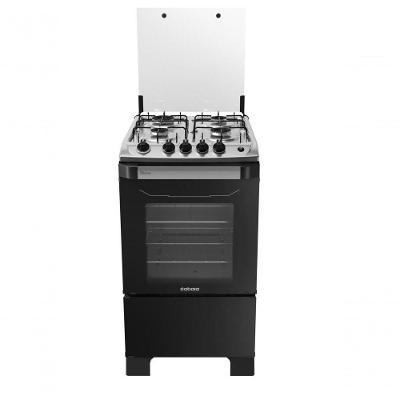 Fogão de Piso 4 Bocas Gás Itatiaia New Dream Automático Preto Bivolt