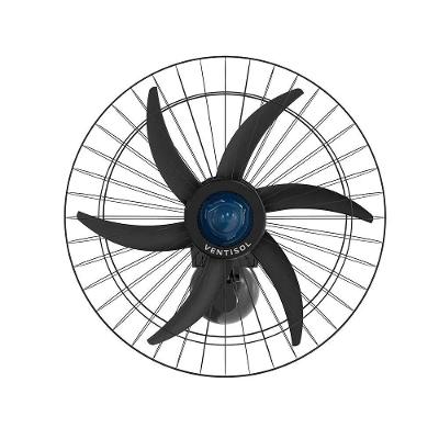 Ventilador Oscilante Ventisol De Parede Falcon 60cm 230w - Preto Bivolt