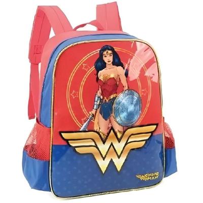 Mochila De Costas Para Meninas Mulher Maravilha Reforçada Resistente - Mulher Maravilha - Luxcel Is32931ww0400un