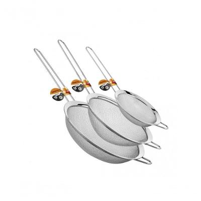 Kit Peneiras Em Aço Inox 12, 16 E 18Cm - Yazi