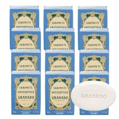 Kit 12 Sabonete Antisséptico Granado Em Barra 90g Sport Vegetal