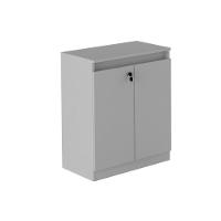 Balcão de Escritório ME4149 c/ 2 Portas c/ Chave Nogal - Tecno Mobili - 12