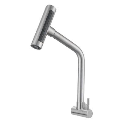 Torneira De Cozinha Para Parede 4 Jatos Inox Escovado - 774478 - Stoc