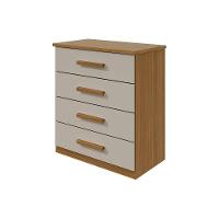 Cômoda Casal Baião c/ 4 Gav Branco - Lopas - 1