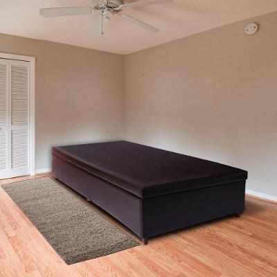 Base Box Baú Solteiro 88x188x46cm Luana Multimóveis Cr35380 Preto