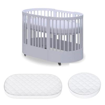 Berço 3 Em 1 Progressivo Com Colchões Inclusos Wave Divicar Cr40123 Branco