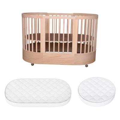 Berço 3 Em 1 Progressivo Com Colchões Inclusos Wave Divicar Cr40123 Nature Nature