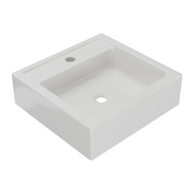 Cuba Sobrepor Banheiro Retangular 40x12x38cm Multimóveis Cr10146 Branco