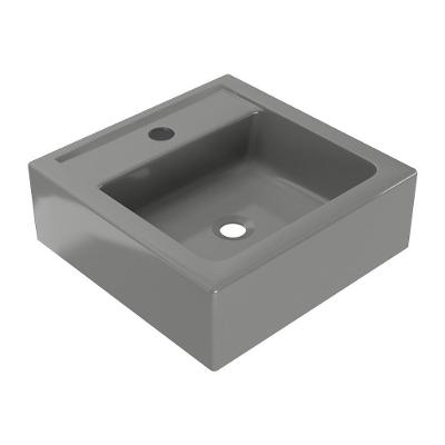 Cuba Sobrepor Banheiro Quadrada 35x12x35cm Multimóveis Cr10145 Grafite