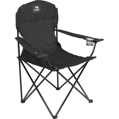 Cadeira Camping Dobrável Araguaia Comfort Max Preta Bel