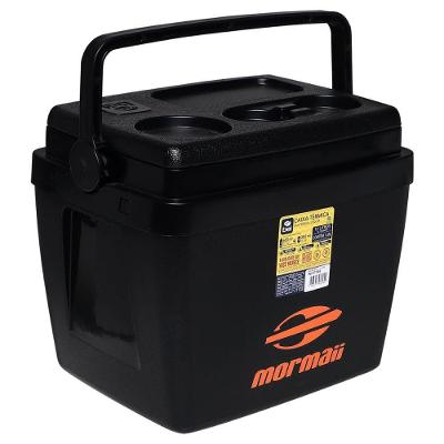 Caixa Térmica 12l Preta Com Trava E Alça Ergonômica Mormaii