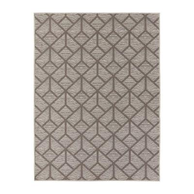 Tapete Para Sala Funcional Cobogo 60 Areia 2,00x3,00m