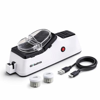 Amolador Afiador Elétrico Facas Tesoura Usb Bivolt Portátil