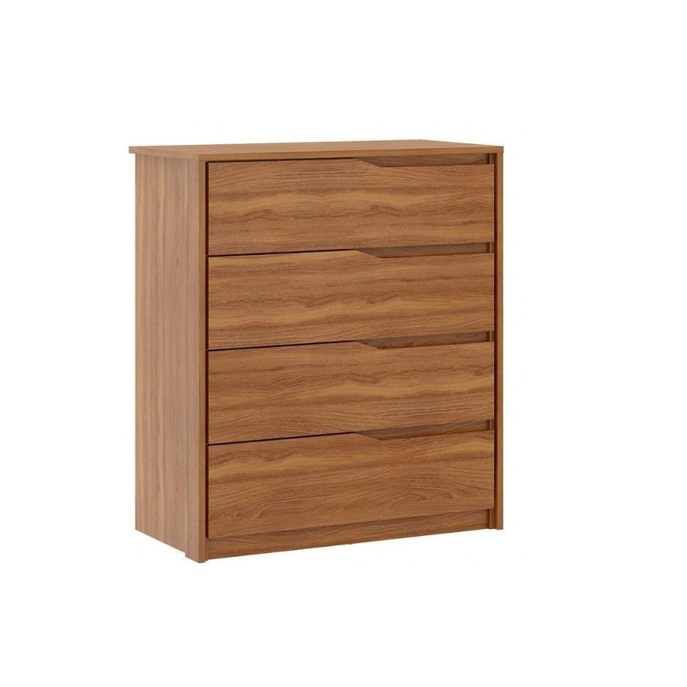 Cômoda de Quarto Atria 4 Gavetas Amêndola Touch - Demóbile - 1