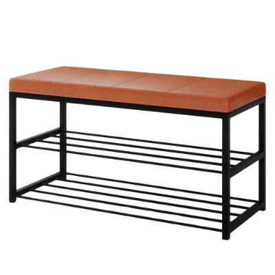 Sapateira 02 Prateleiras Industrial Elegance Corino New Dallas Vconcept New Dallas