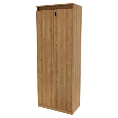 Armario Multiuso 2 Portas Com Chave 160x60 Cm Am3110 Amendoa Tecno Mobili Amendoa