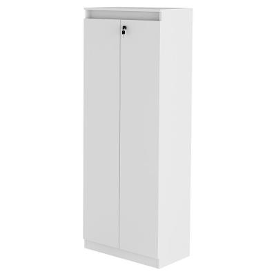 Armario Multiuso 2 Portas Com Chave 160x60 Cm Am3110 Branco Tecno Mobili Branco