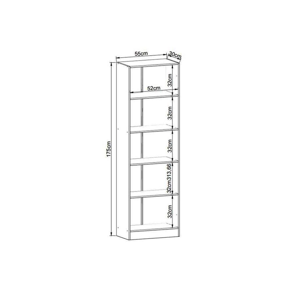 Armário Sapateira Quarto Xangai c/ 2 Portas Branco - Genialflex - 2