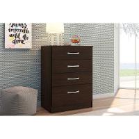 Cômoda de Quarto Astral c/ 4 Gavetas Ébano - Demóbile - 1