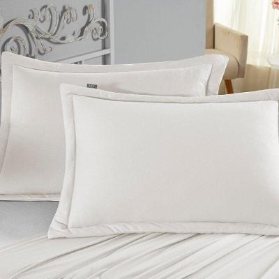 Porta Travesseiro Matelado Nobre 1 Peça Malha 100% Algodão - Palha