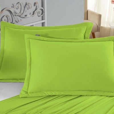 Porta Travesseiro Matelado Nobre 2 Peças Malha 100% Algodão - Pistache