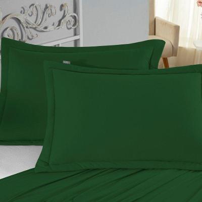 Porta Travesseiro Matelado Nobre 1 Peça Malha 100% Algodão - Verde-bandeira