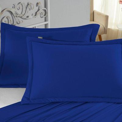 Porta Travesseiro Matelado Nobre 2 Peças Malha 100% Algodão - Royal