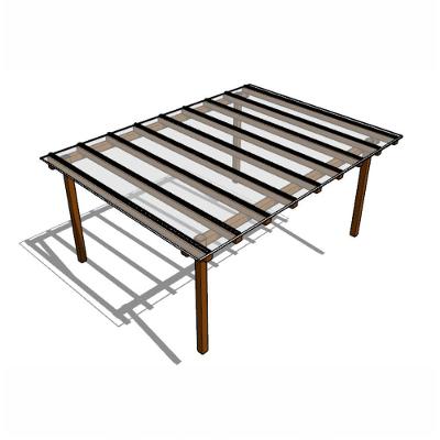 Kit Policarbonato Compacto Cristal 3mm 6,00m X 3,00m - Perfis Naturais Cristal: 88% De Transmissão De Luz