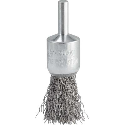 Escova Pincel 19mm Haste 6mm Aço Inox Ondulado Vonder