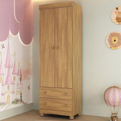 Guarda-roupa Infantil 62cm 2 Portas E 2 Gavetas Allegra Multimóveis Mp4441 Madeirado Madeirado