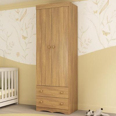 Guarda-roupa Infantil 62cm 2 Portas E 2 Gavetas Realeza Multimóveis Mp4451 Madeirado Madeirado