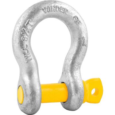 Manilha P/ Cabo De Aço 5/16" Curva Pesado Galv Vonder Plus